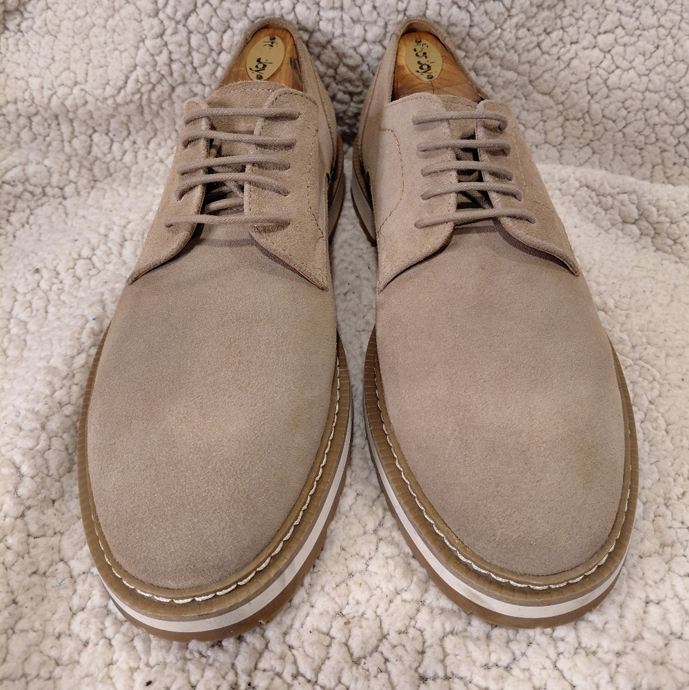 Steve Madden "Eric" Tan nubuck leather Oxfords Men's Sz. 7